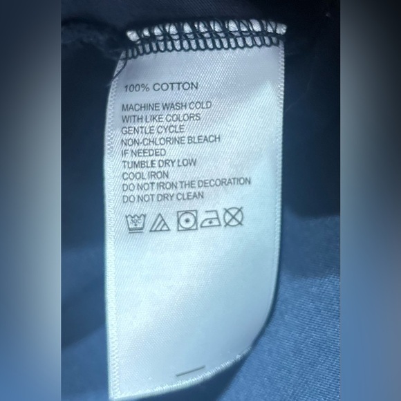 Tommy Bahama Men's Navy Blue Short Sleeve Pocket Tee T-Shirt Large EUC - Picture 6 of 7